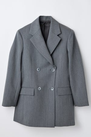 WIDE-SHOULDER DOUBLE JACKET