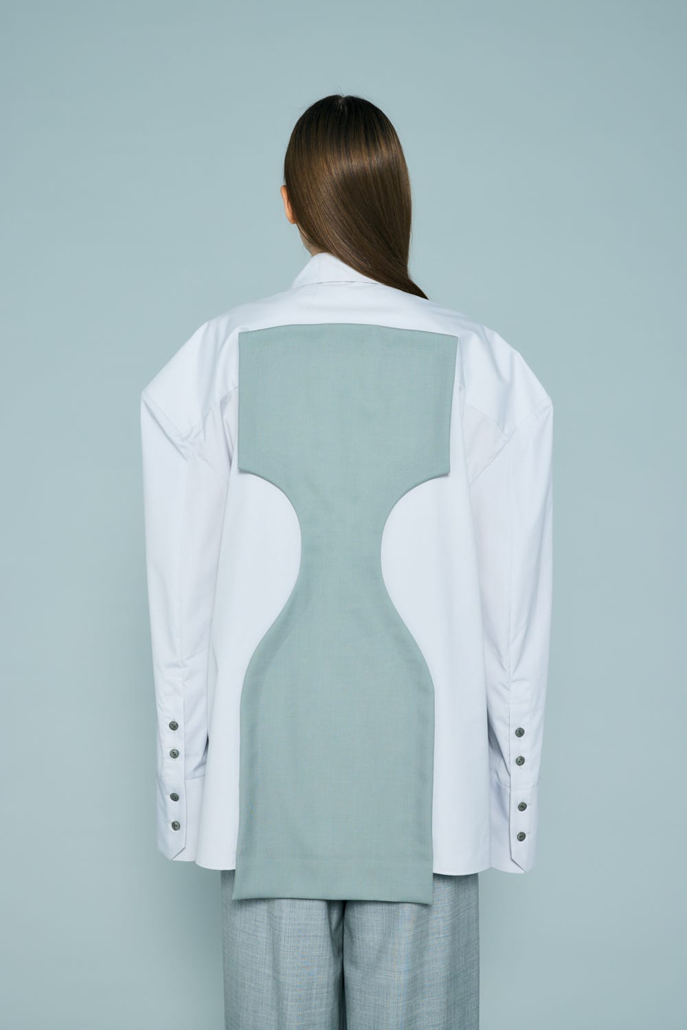 SILHOUETTE BIG SHIRT L/GRY 38