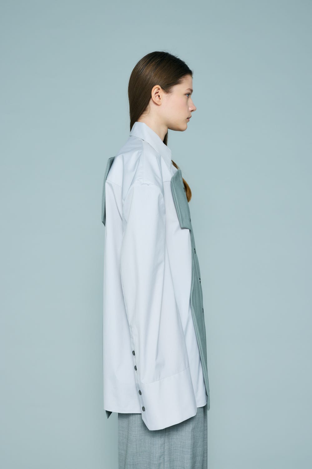 SILHOUETTE BIG SHIRT L/GRY 38