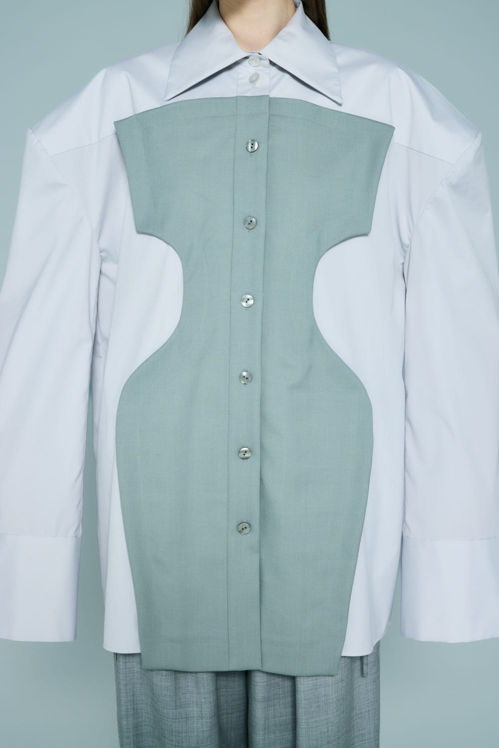 SILHOUETTE BIG SHIRT L/GRY 38