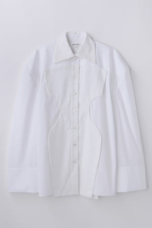 SILHOUETTE BIG SHIRT｜38｜WHT｜SHIRTS AND BLOUSES｜ENFÖLD OFFICIAL