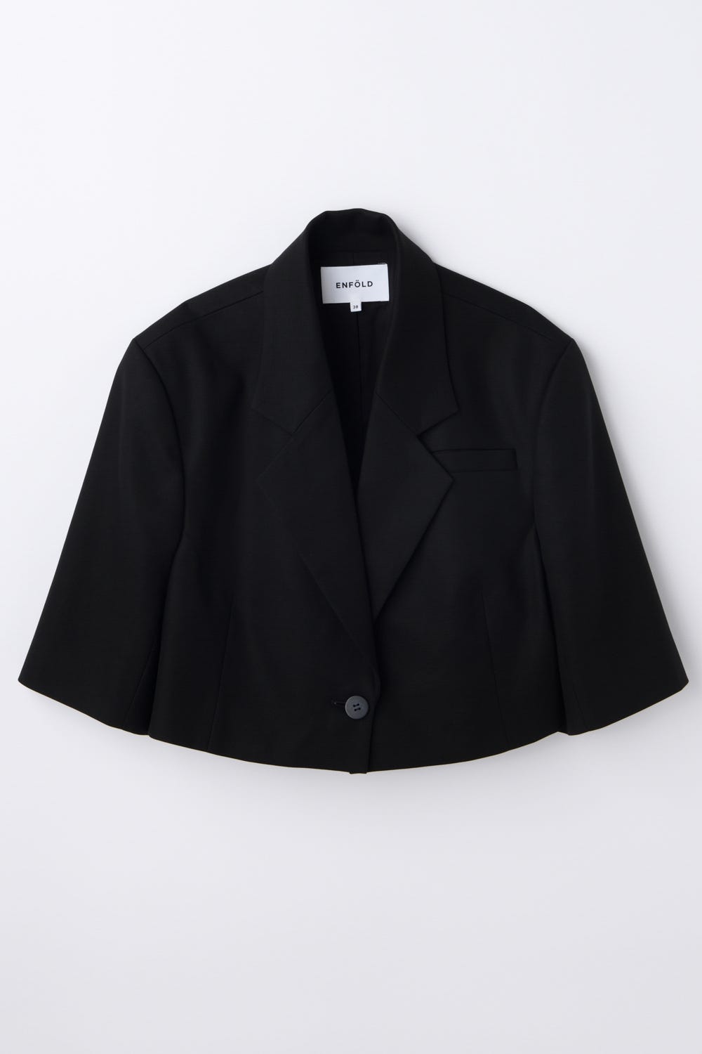 HALF-SLEEVES JACKET BLK 38