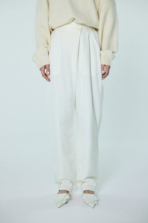 PADDING SLIM COCOON PANT