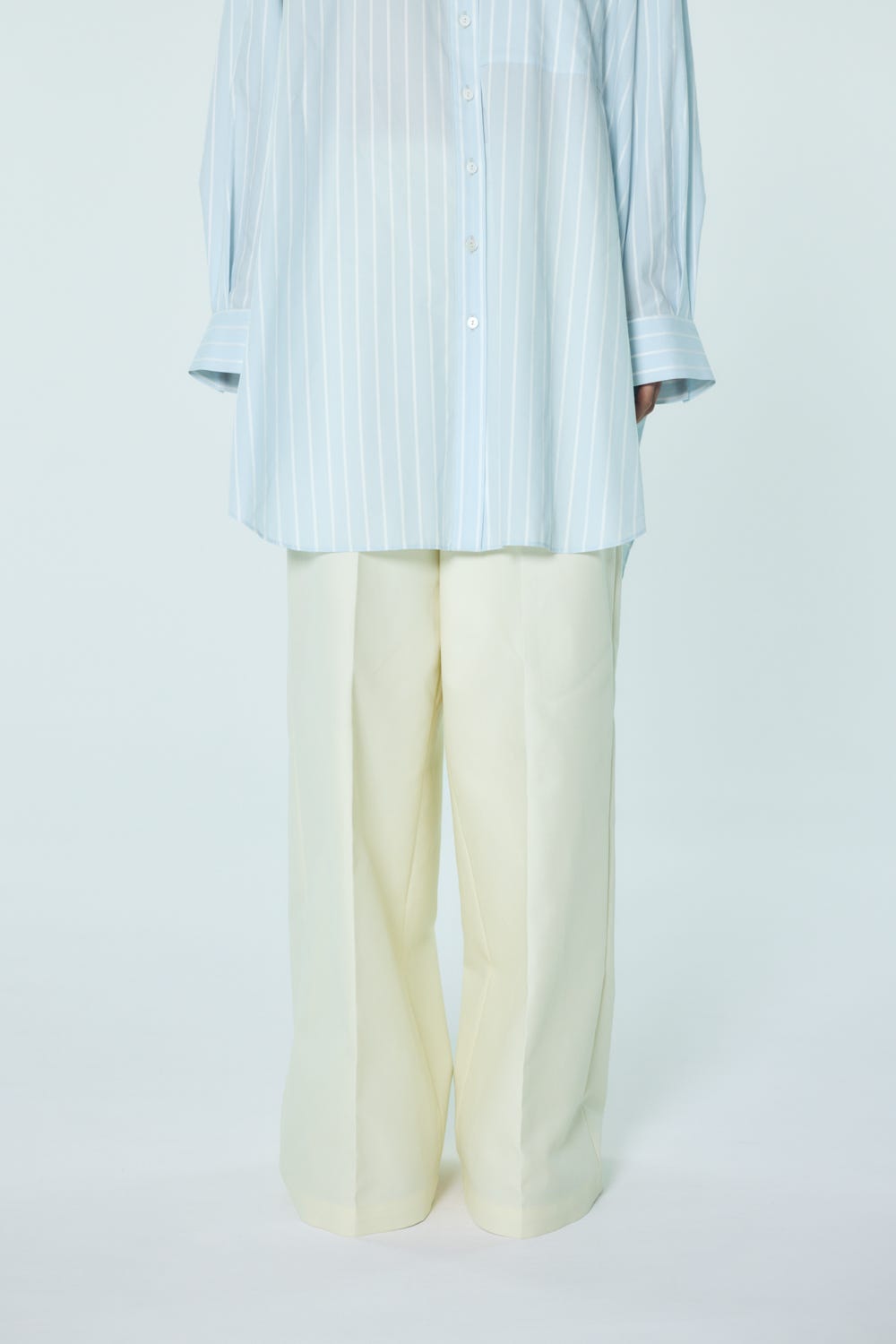 WIDE-TROUSERS ECRU 36