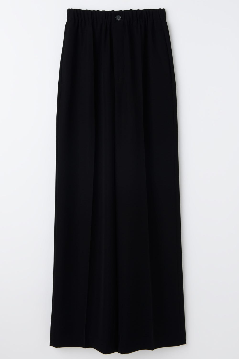 CENTER-PRESS STRAIGHT-PANTS BLK 38