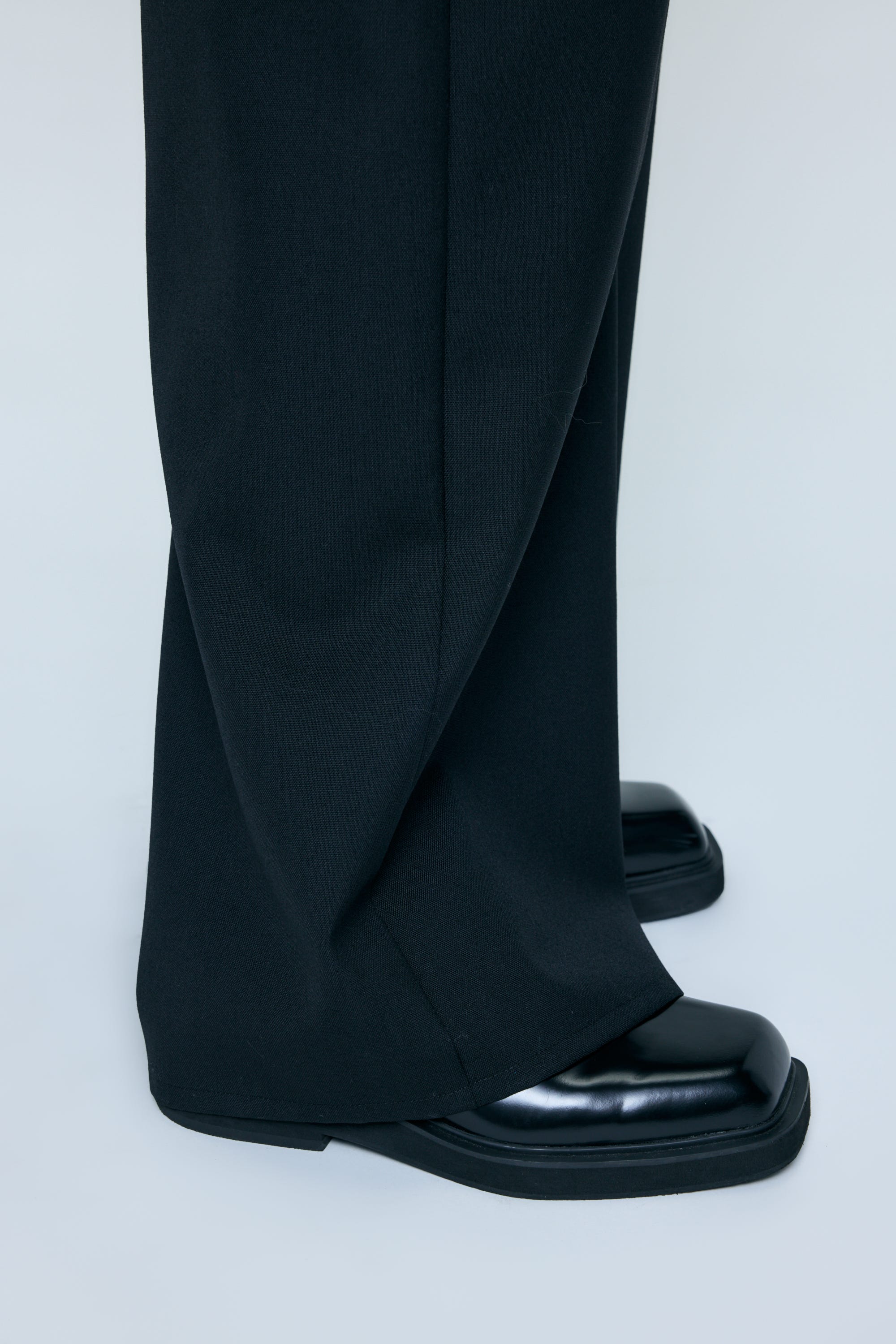 WIDE TROUSERS BLK 38