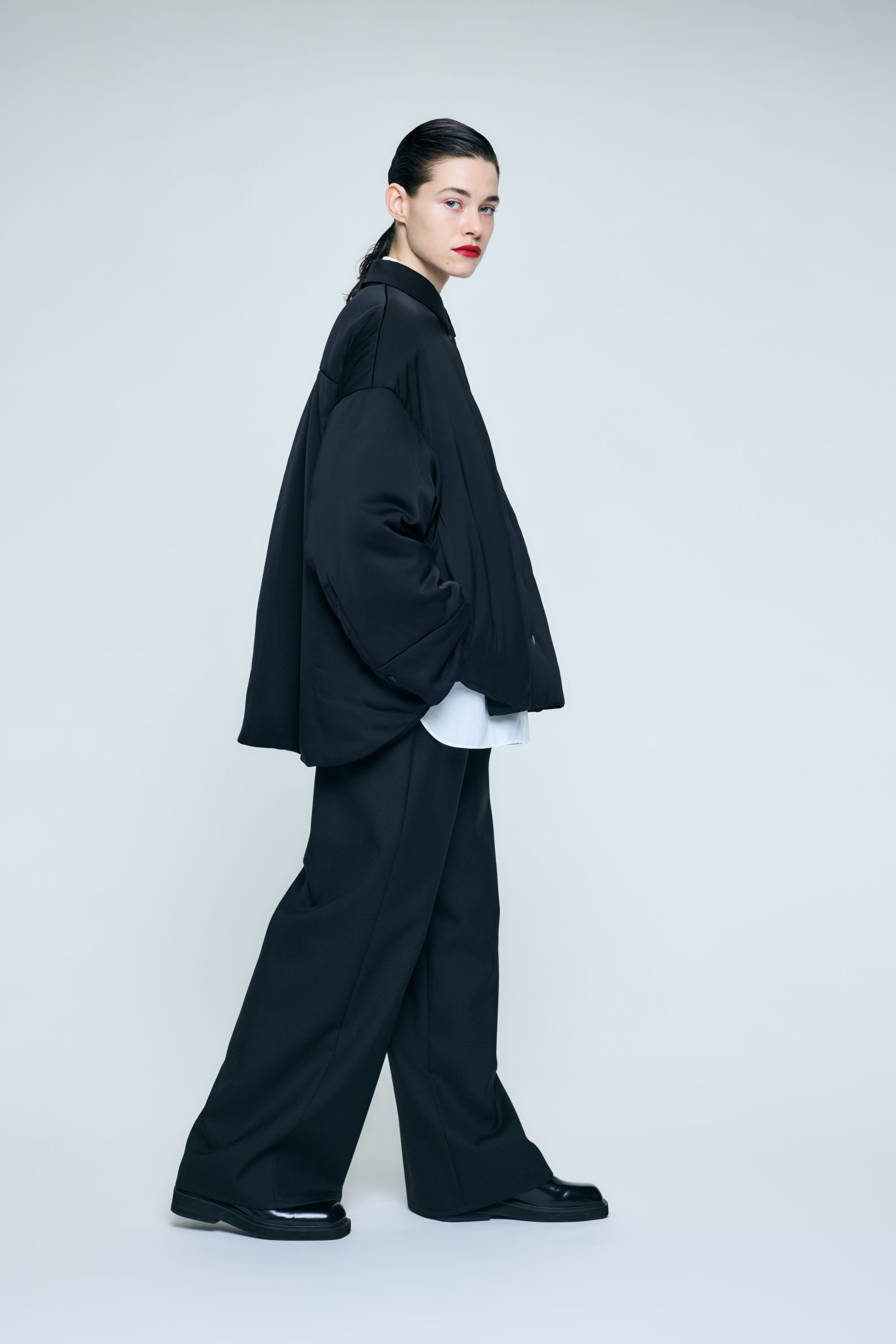 WIDE TROUSERS BLK 38