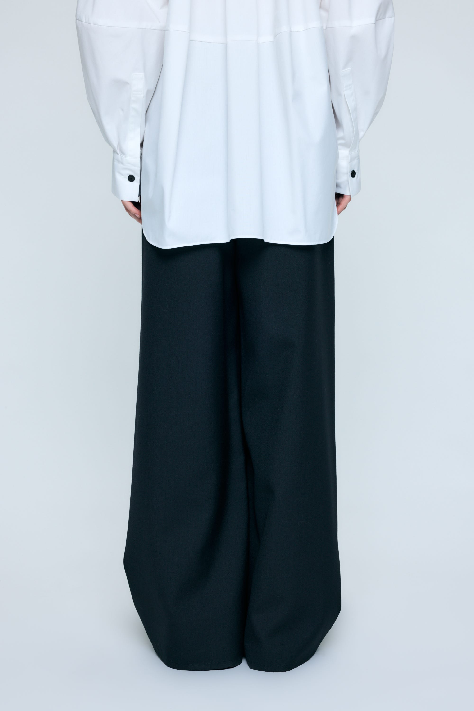 WIDE TROUSERS BLK 38
