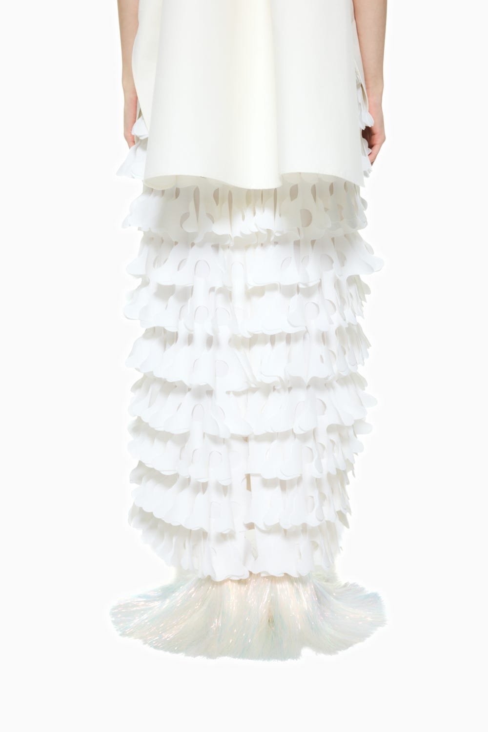UFO-MOTIF SKIRT WHT 38