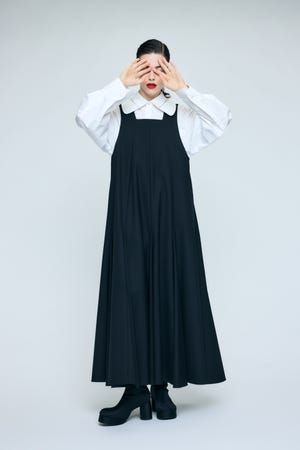 PANEL FLARE TANK-TOP DRESS