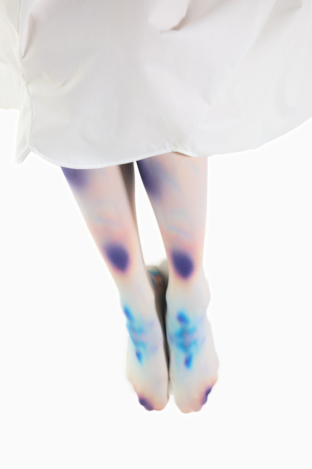 KNEE-HIGH-SOCKS M/WHT 38