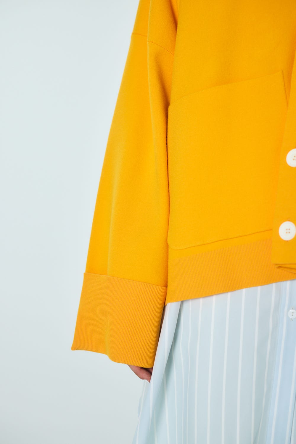 BOX WIDE-CARDIGAN L/ORG 38