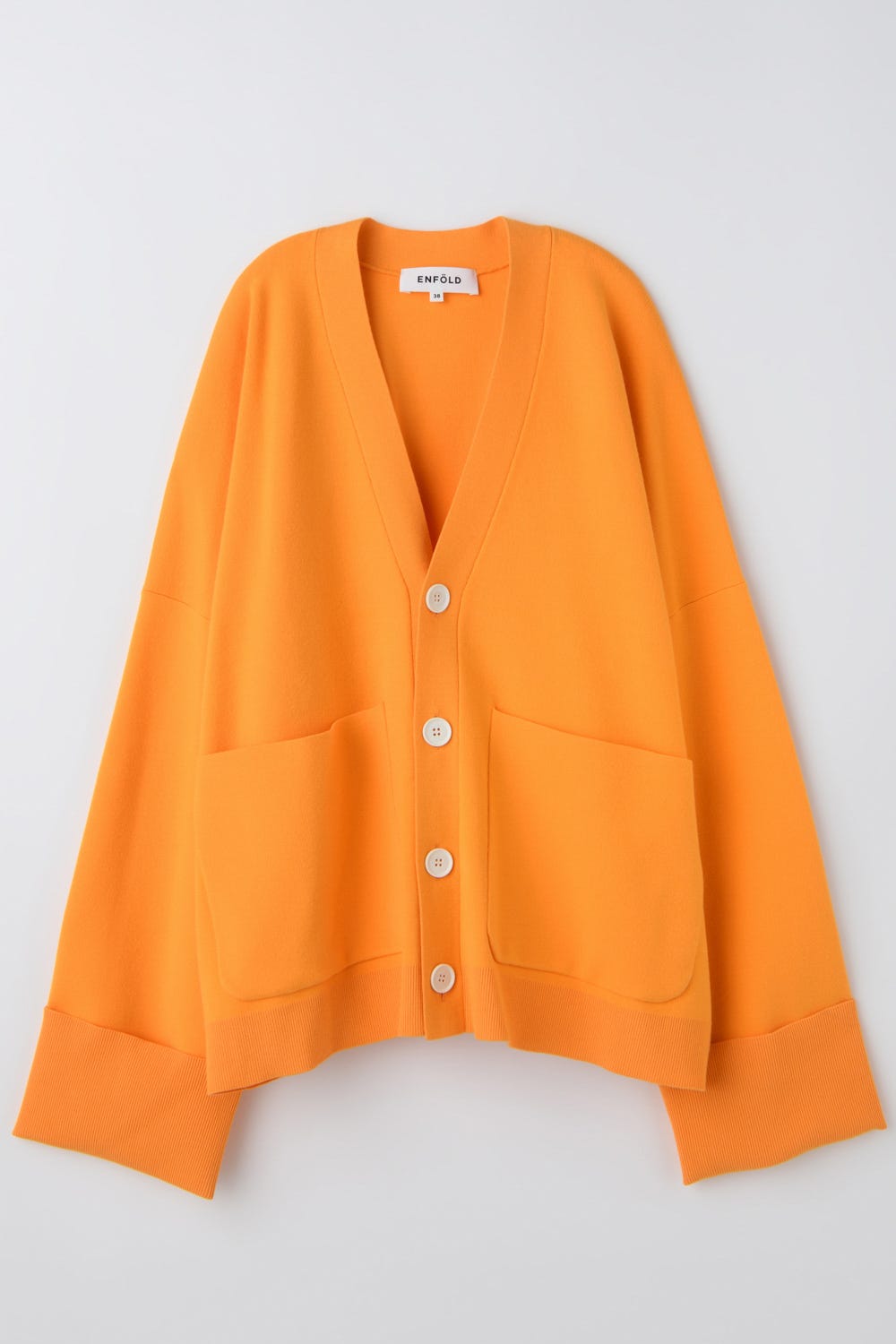 BOX WIDE-CARDIGAN L/ORG 38