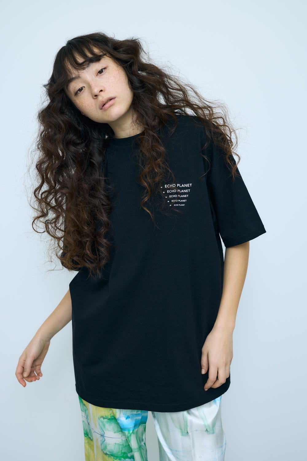 ECHO PLANET  T-SHIRT BLK 38