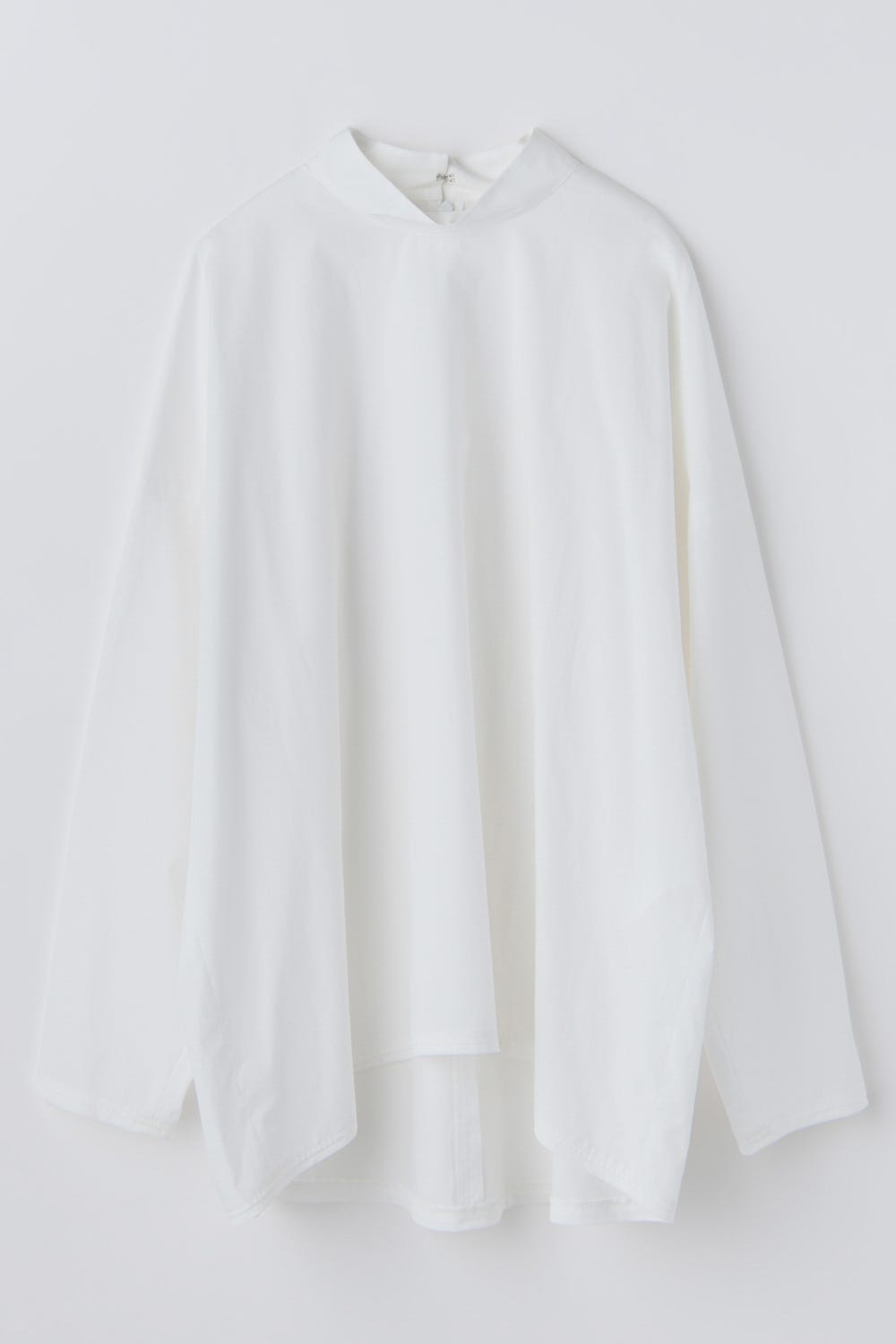 HIGH-NECK WIDE PULLOVER WHT 38