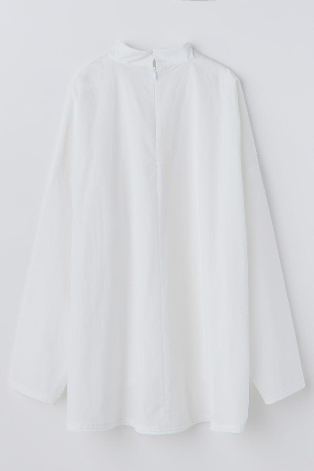 HIGH-NECK WIDE PULLOVER WHT 38