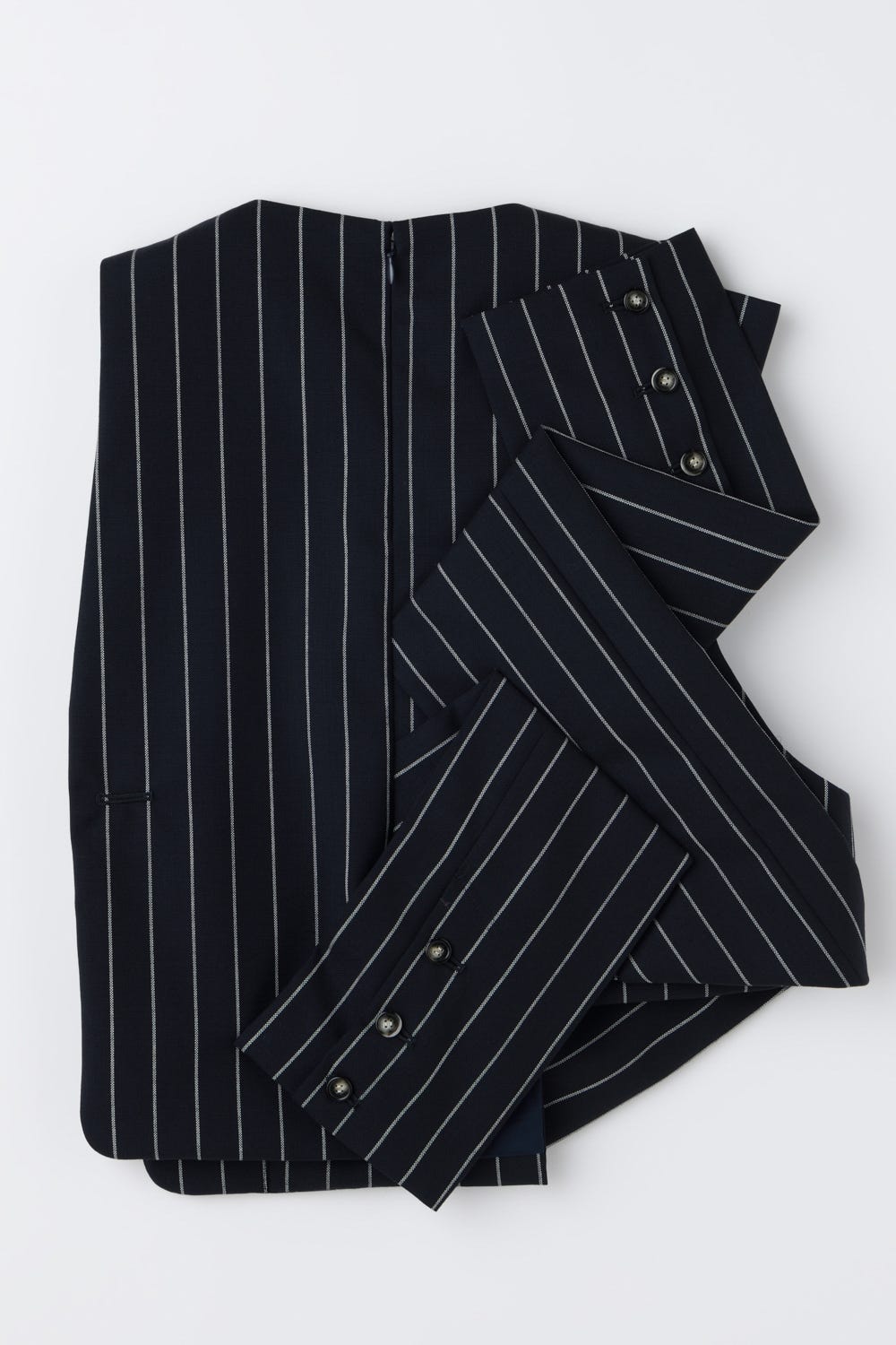 SUIT-SLEEVES VEST D/NVY 38