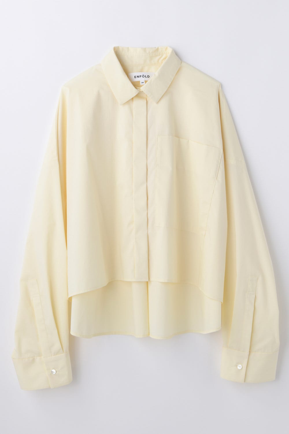 JUST-LENGTH SHIRT ECRU 38