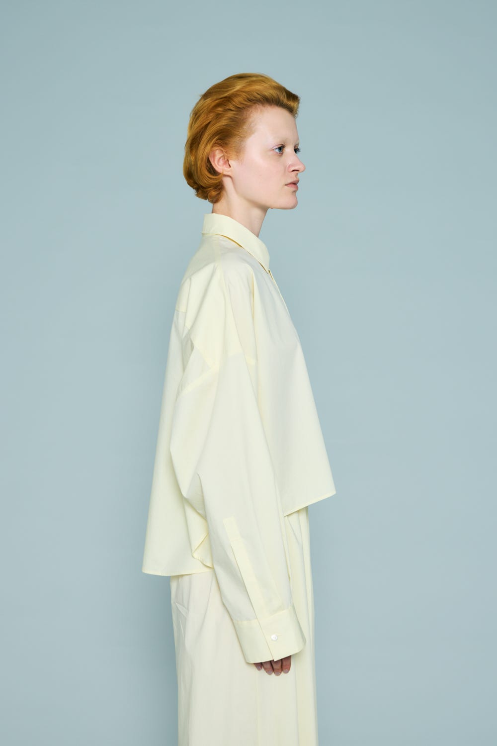 JUST-LENGTH SHIRT ECRU 38