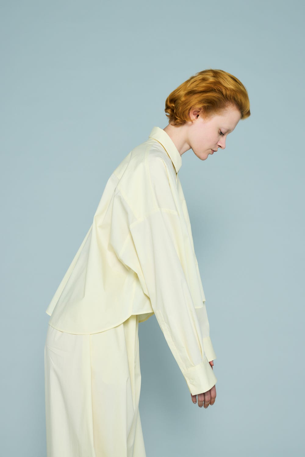 JUST-LENGTH SHIRT ECRU 38