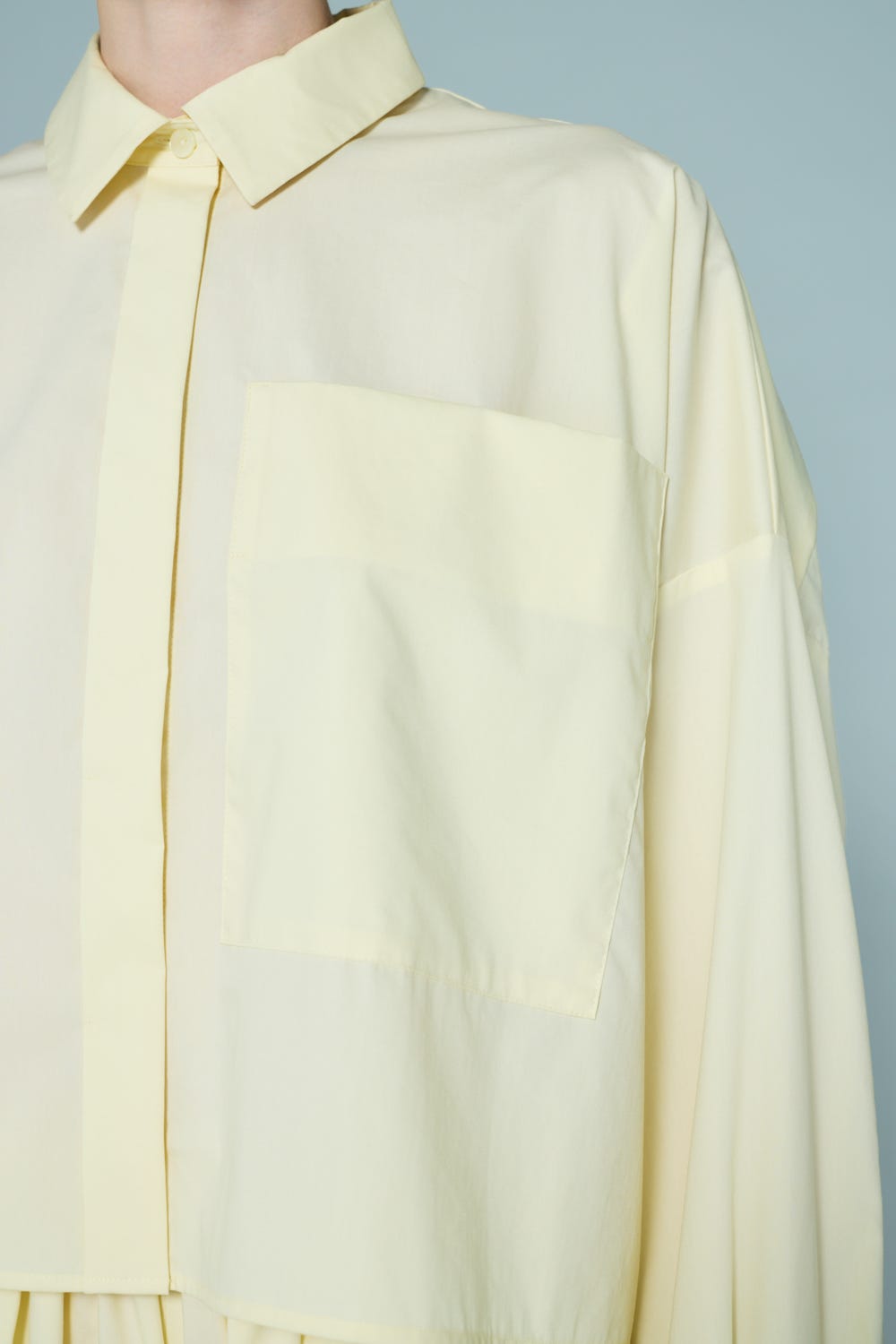 JUST-LENGTH SHIRT ECRU 38