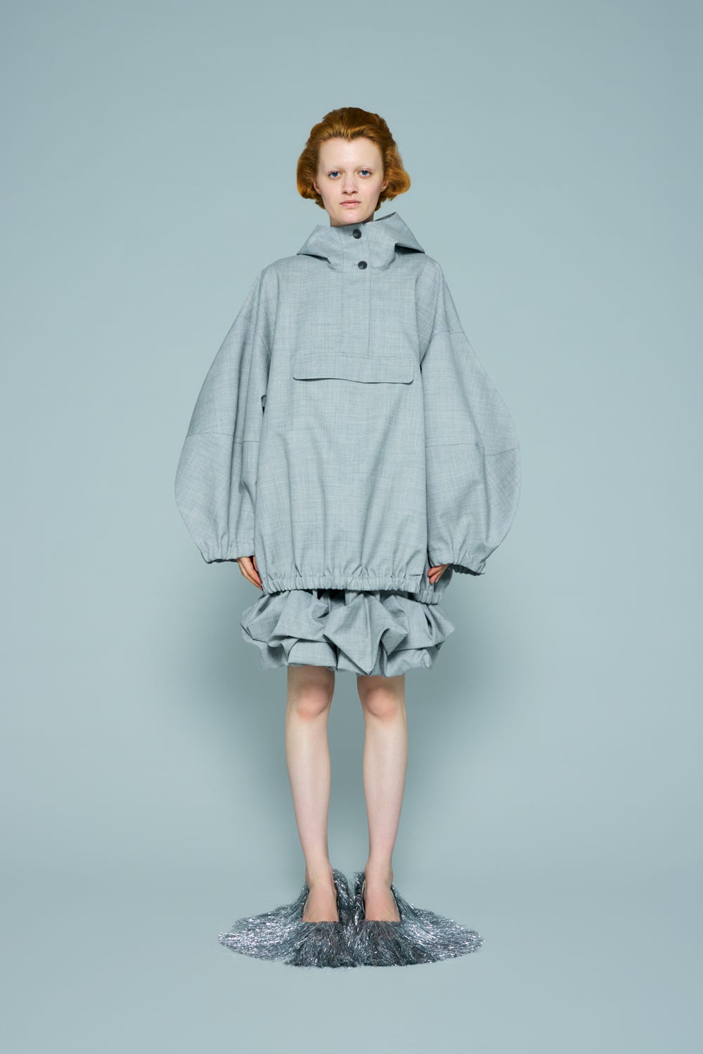 ANORAK HOODIE T.GRY 38