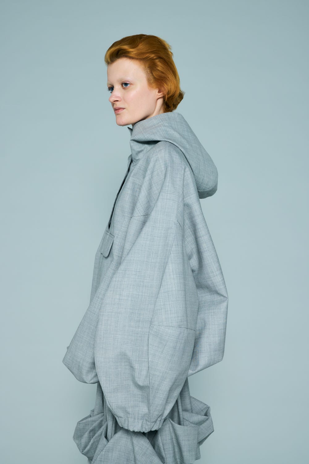 ANORAK HOODIE T.GRY 38