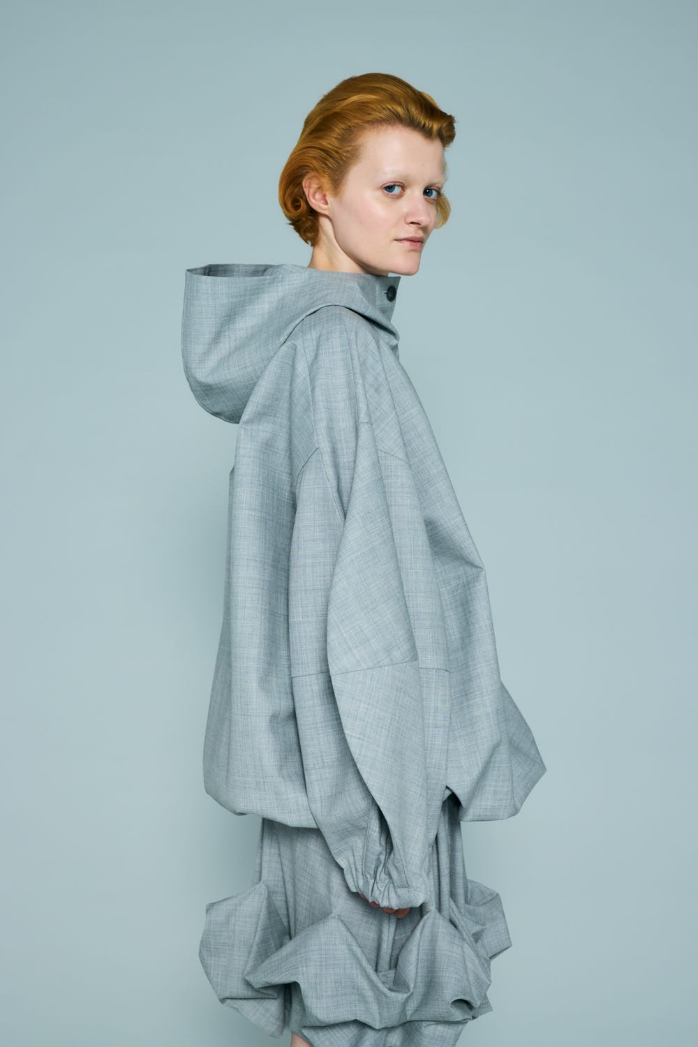 ANORAK HOODIE T.GRY 38