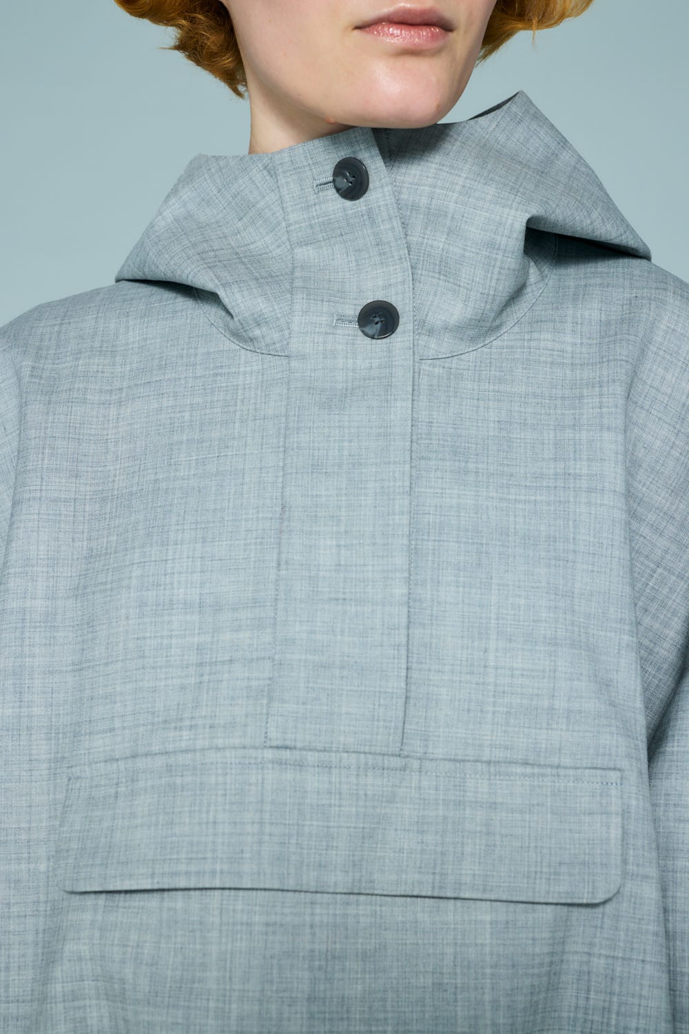 ANORAK HOODIE T.GRY 38