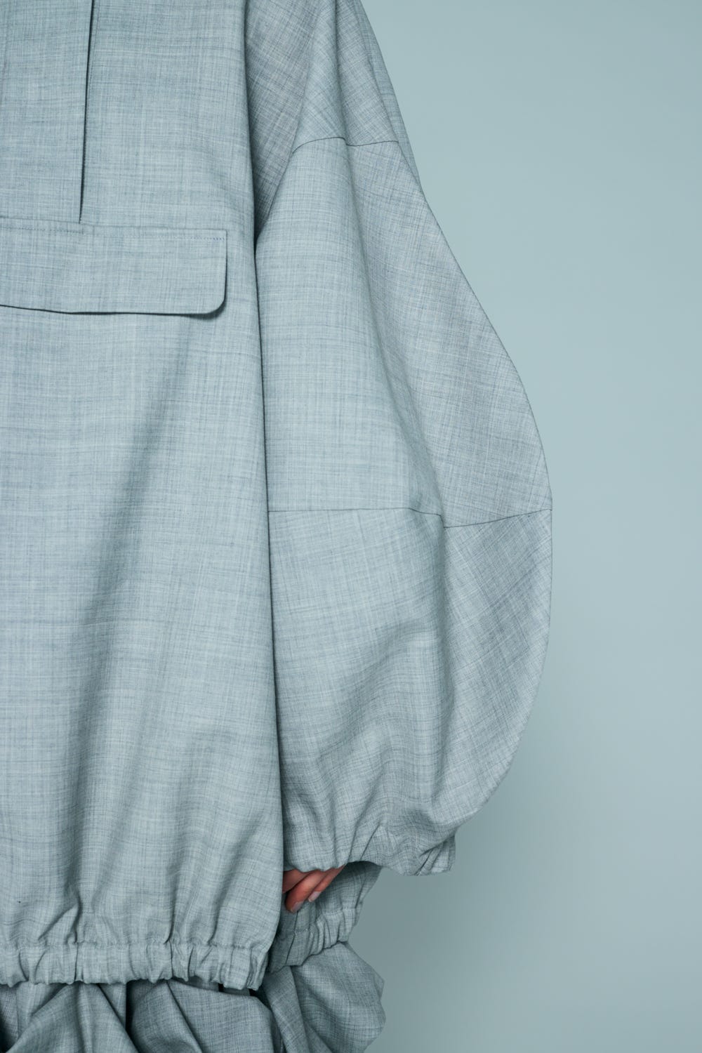 ANORAK HOODIE T.GRY 38