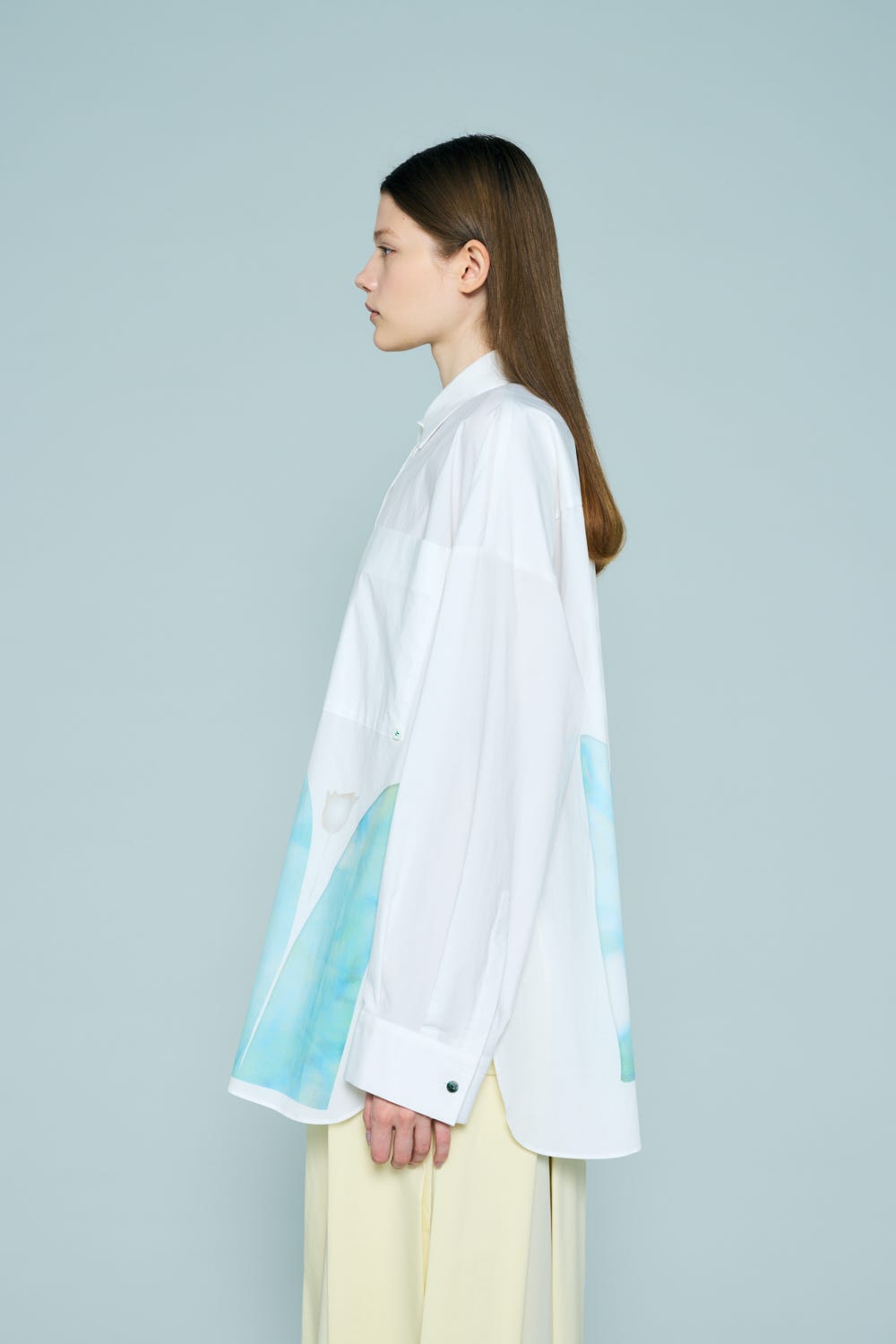 TWO-WAY BASIC SHIRT WHT 38