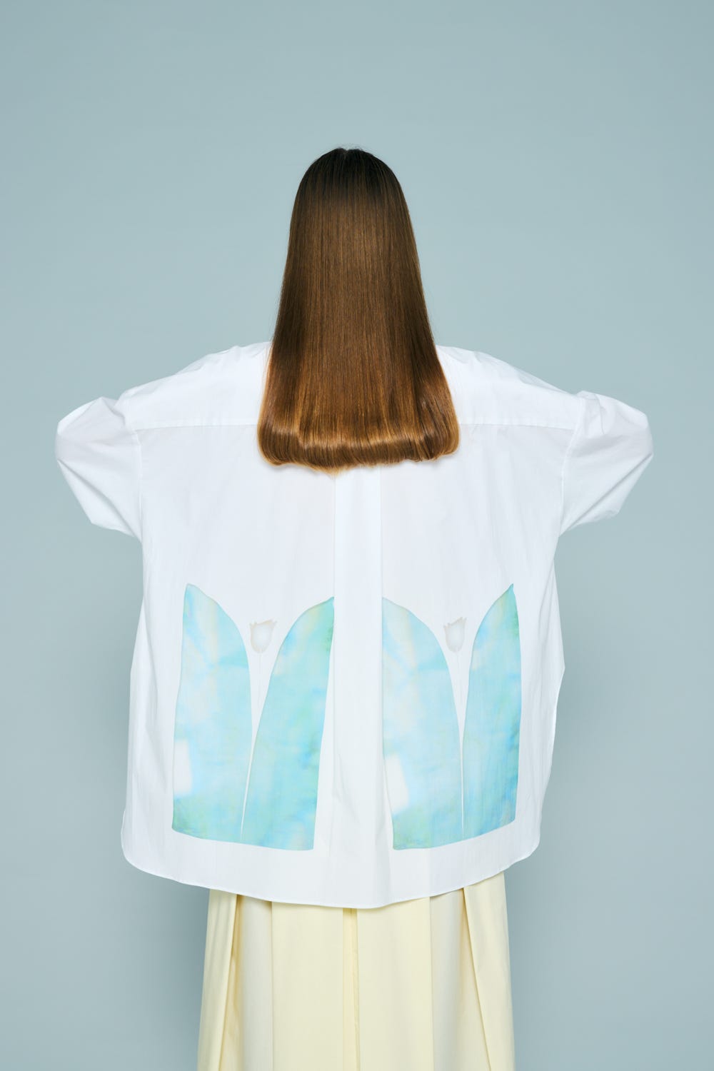 TWO-WAY BASIC SHIRT WHT 38