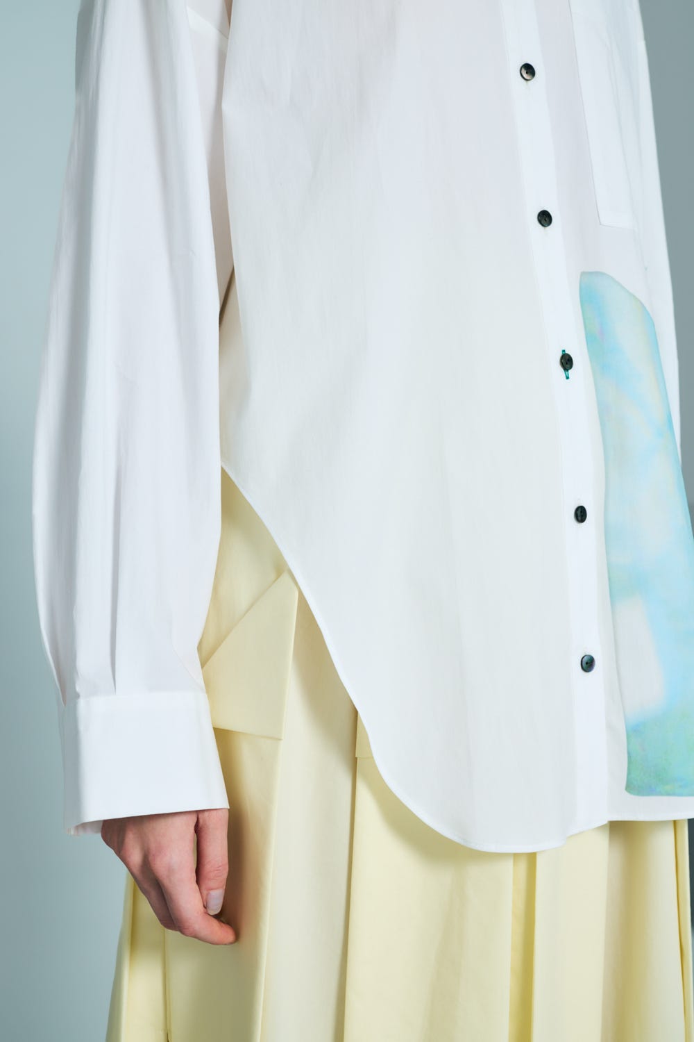 TWO-WAY BASIC SHIRT WHT 38