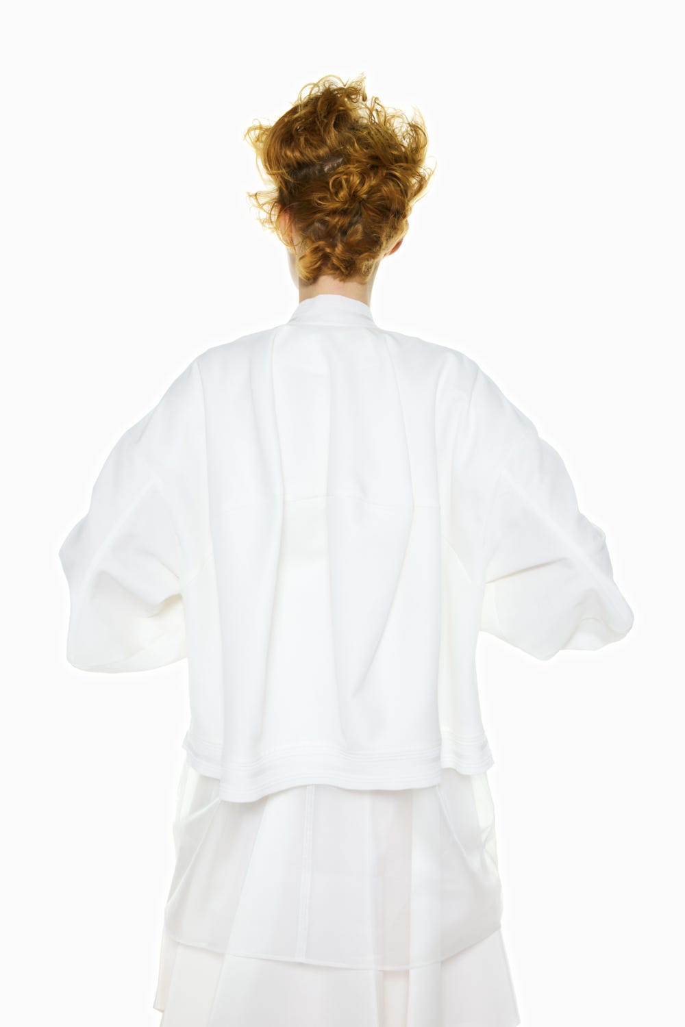 MONSTER SLEEVES BLOUSON WHT 38