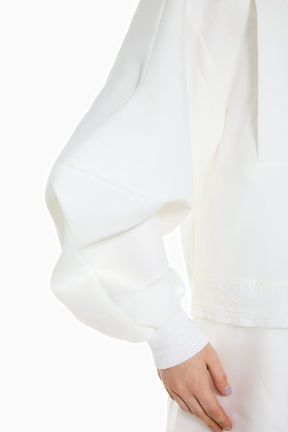 MONSTER SLEEVES BLOUSON WHT 38