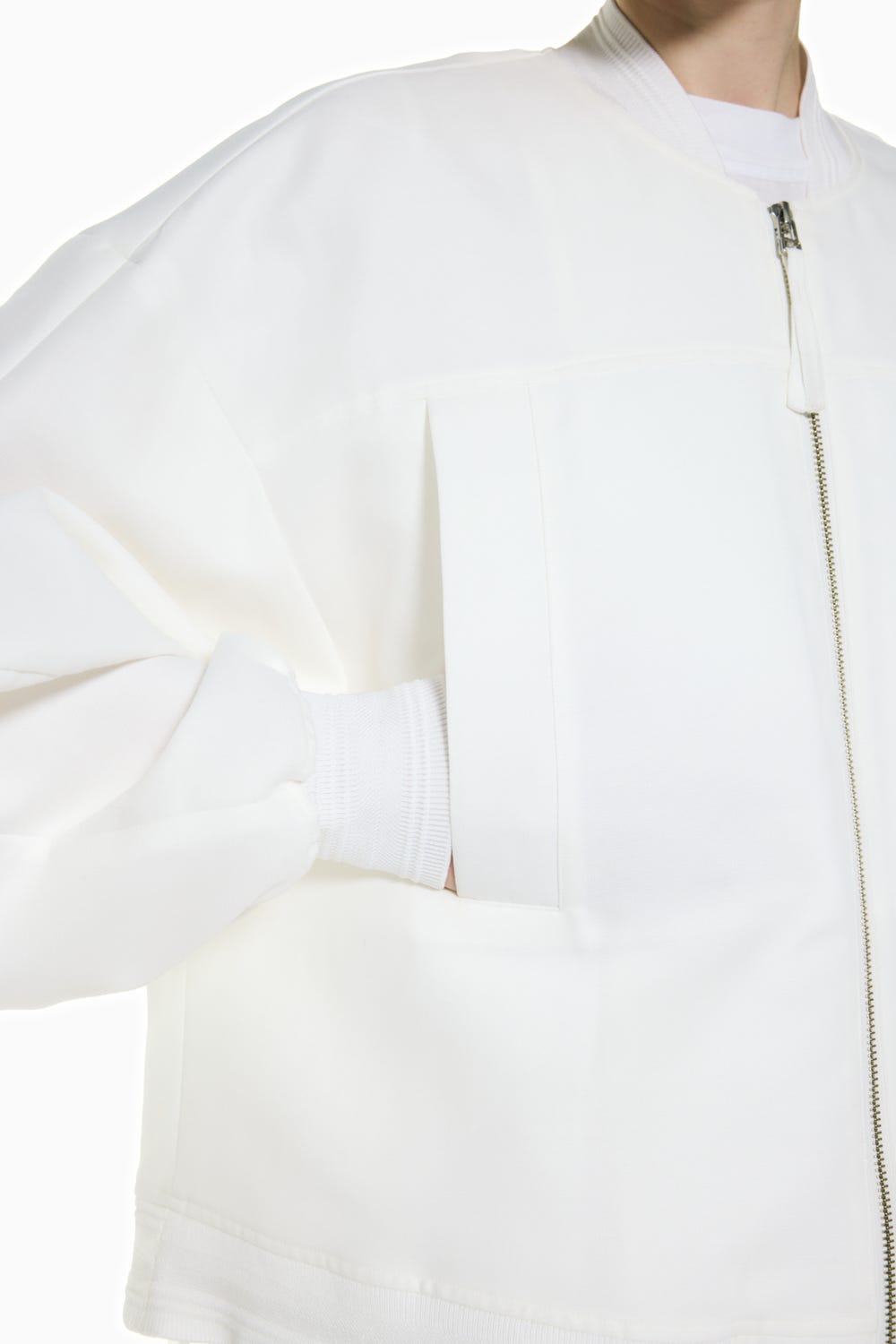 MONSTER SLEEVES BLOUSON WHT 38