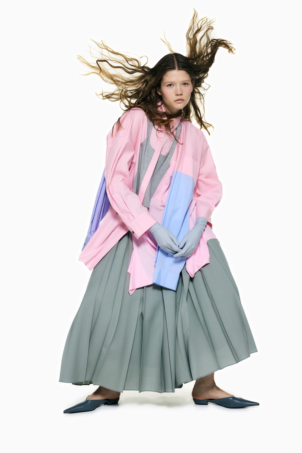 DOCKING SHIRT L/PNK 38