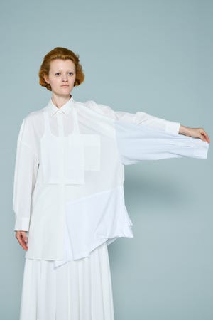 DOCKING SHIRT｜38｜WHT｜SHIRTS AND BLOUSES｜ENFÖLD OFFICIAL ONLINE