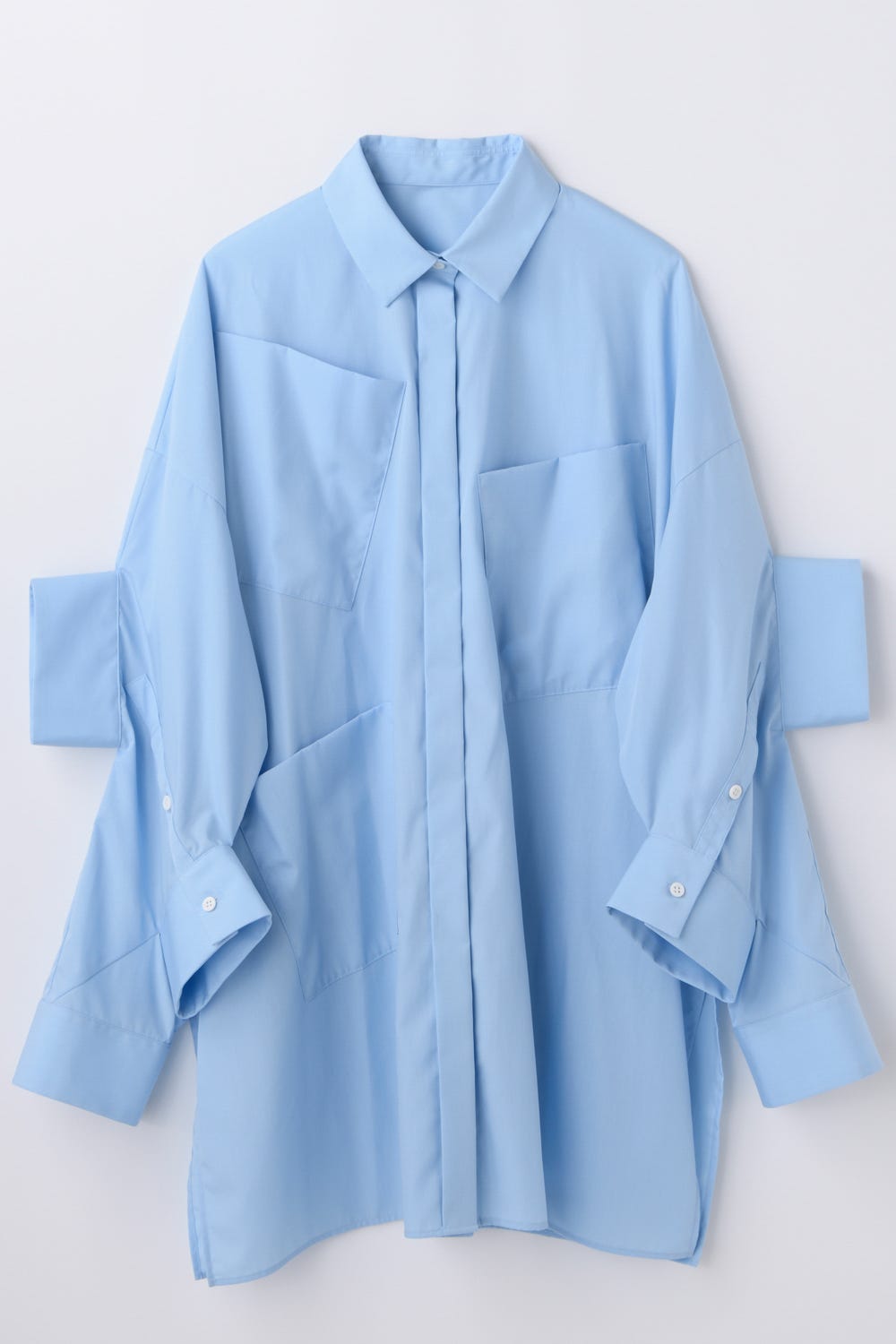 MANY CUFEF SHIRT L/BLU 38