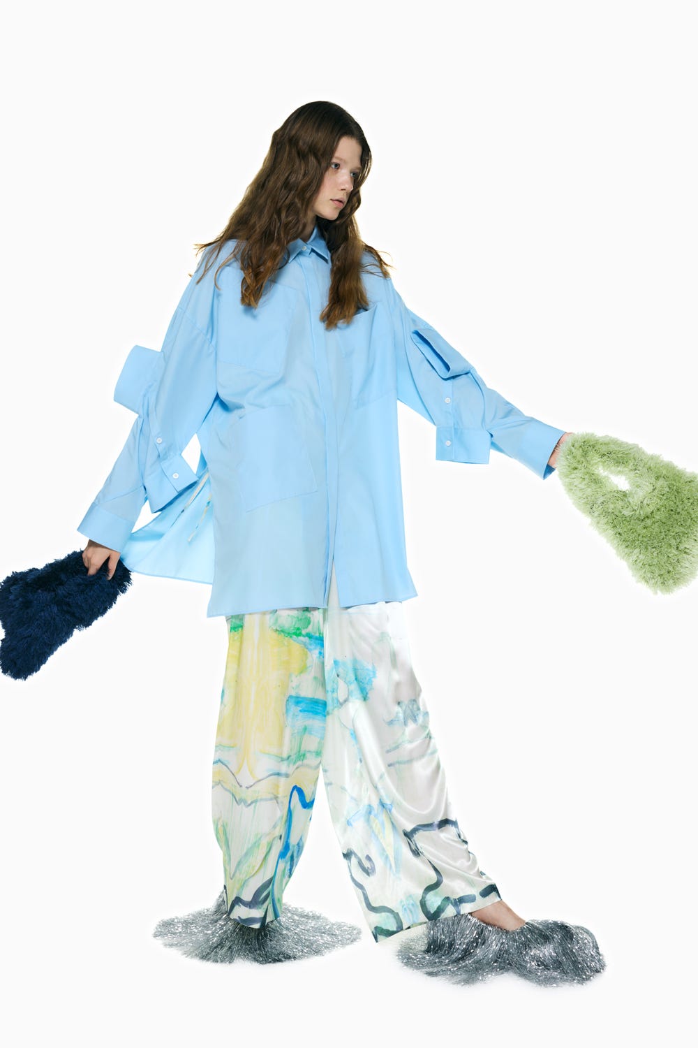 MANY CUFEF SHIRT L/BLU 38