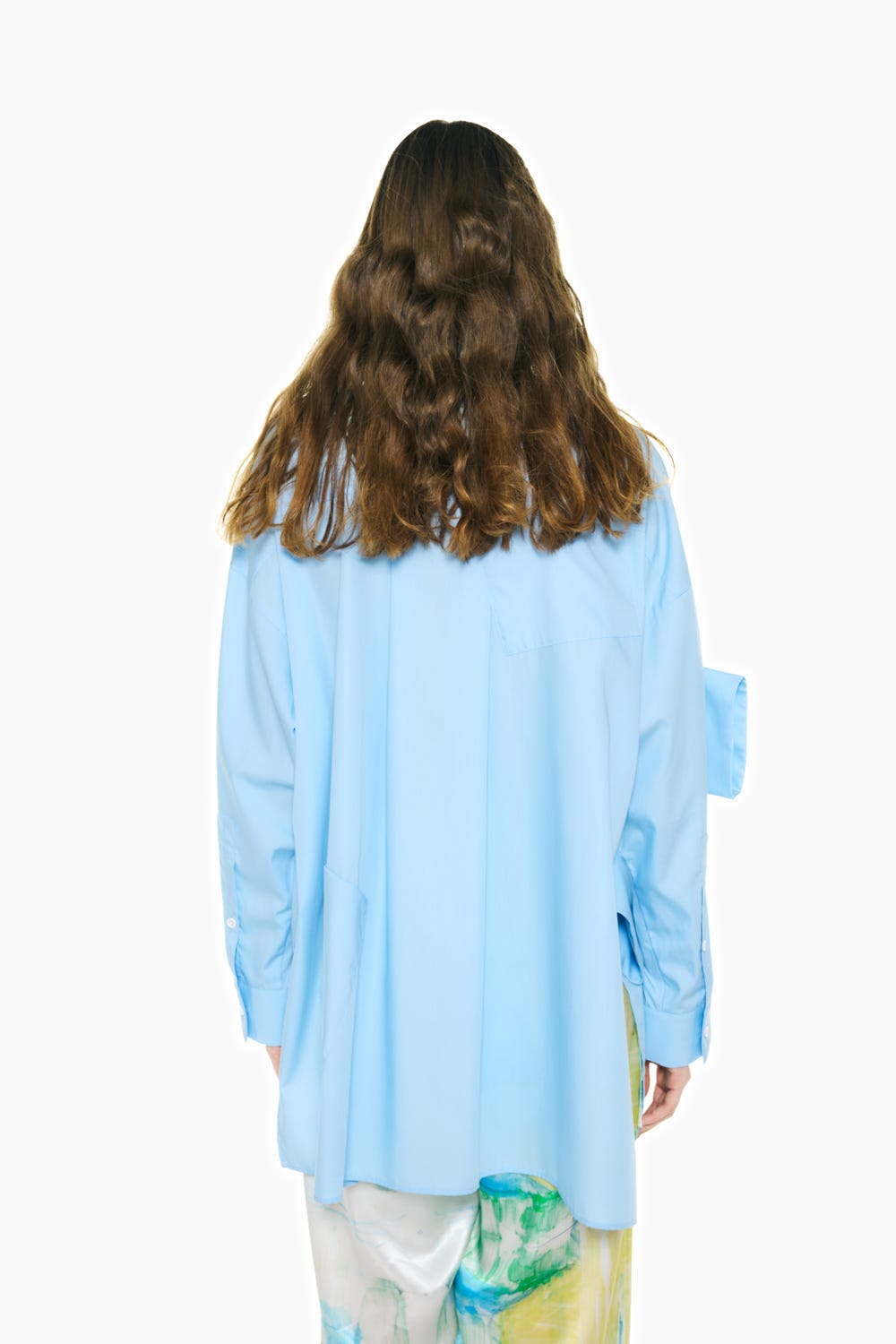 MANY CUFEF SHIRT L/BLU 38