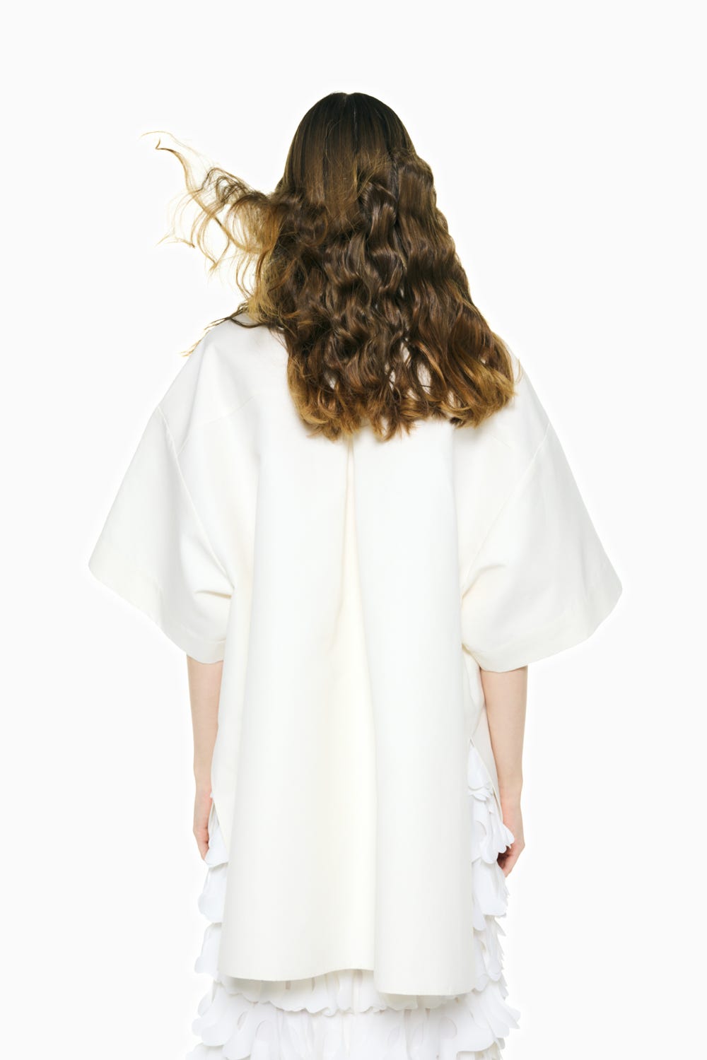 LOOSE HALF-SLEEVE SHIRT WHT 38