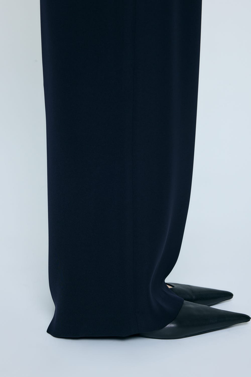 TAPERED WIDE PANTS BLK 34