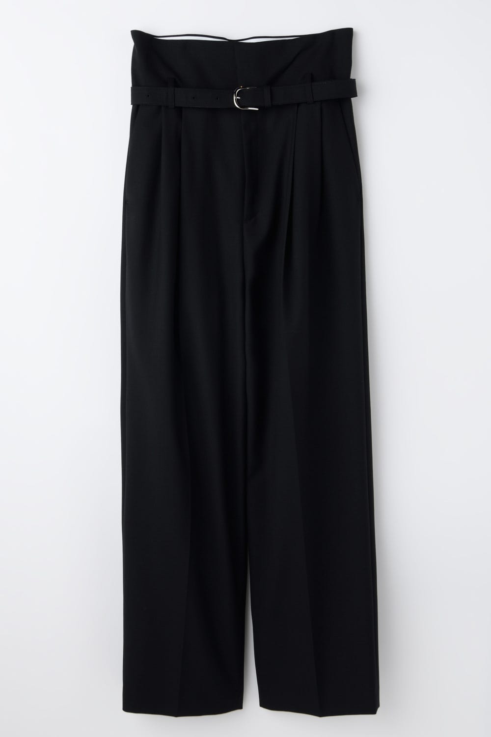BELT WIDE TROUSERS BLK 38