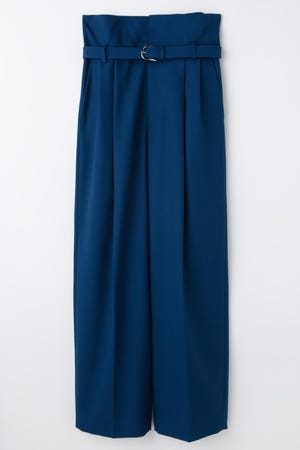BELT WIDE TROUSERS