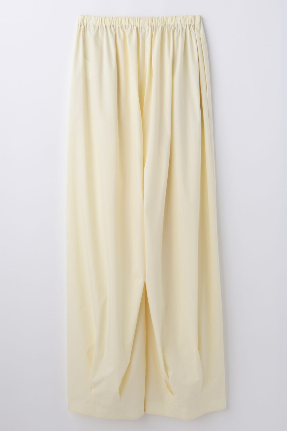 TUCK-HEM WIDE-COCOON PANTS ECRU 36