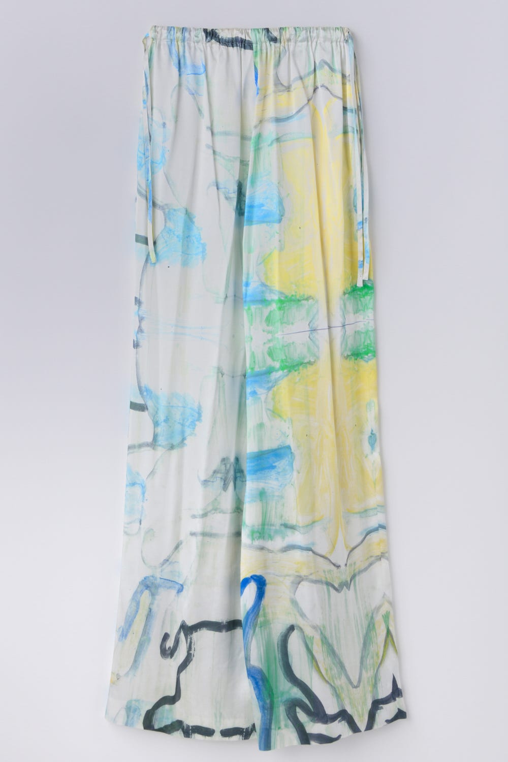 DRAWSTRING WIDE-PANTS Multi_1 38