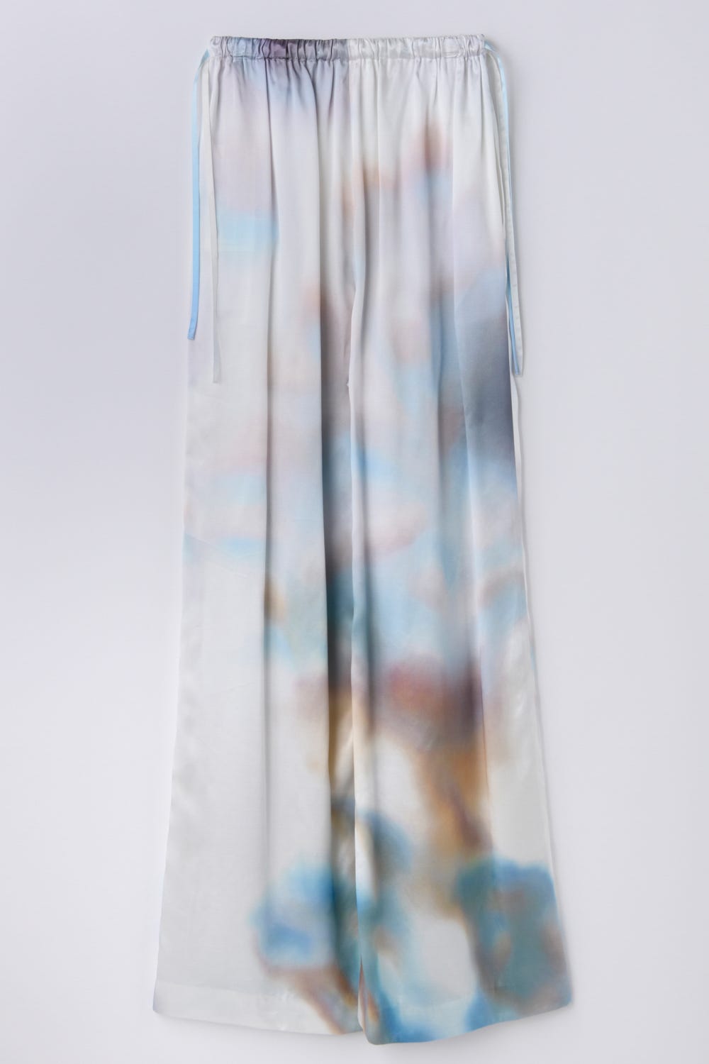 DRAWSTRING WIDE-PANTS M/WHT 36