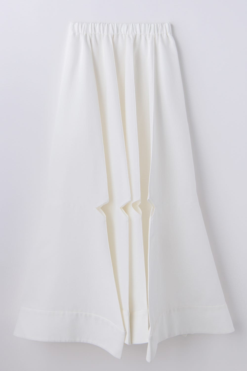 SLIT FLARE-SKIRT WHT 36