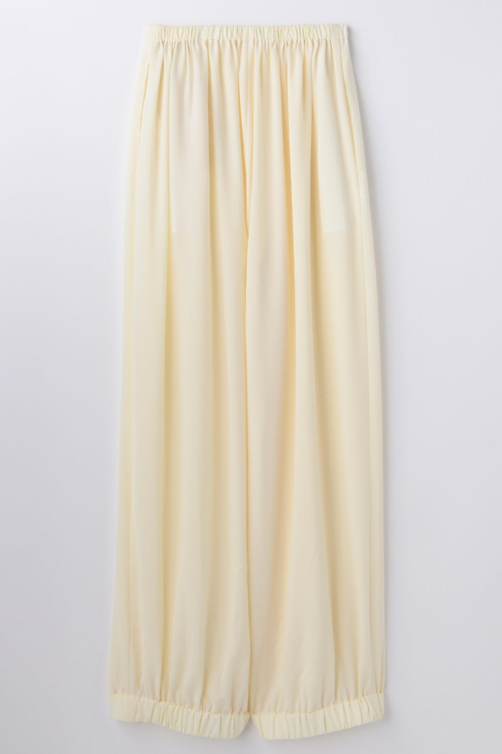 RELAX ELASTIC-HEM PANTS ECRU 38